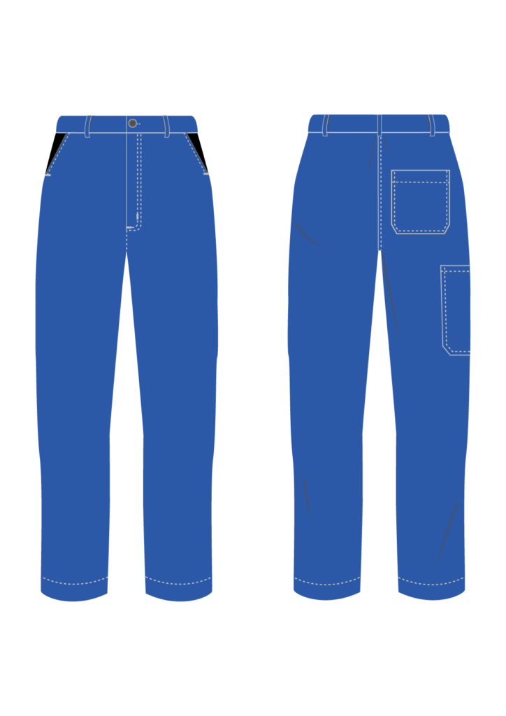 Spodnie robocze STANDARD - grafika - producent LOGO - kolor 1